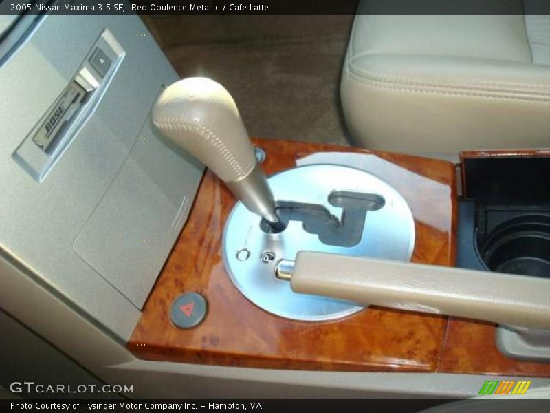 Red Opulence Metallic / Cafe Latte 2005 Nissan Maxima 3.5 SE