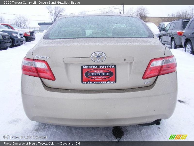 Desert Sand Metallic / Bisque 2009 Toyota Camry LE