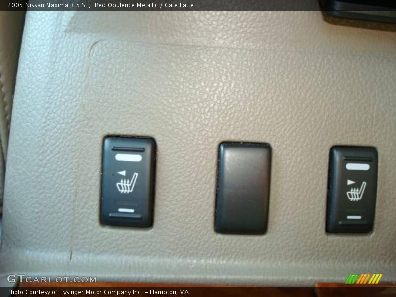 Red Opulence Metallic / Cafe Latte 2005 Nissan Maxima 3.5 SE