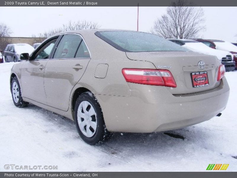 Desert Sand Metallic / Bisque 2009 Toyota Camry LE