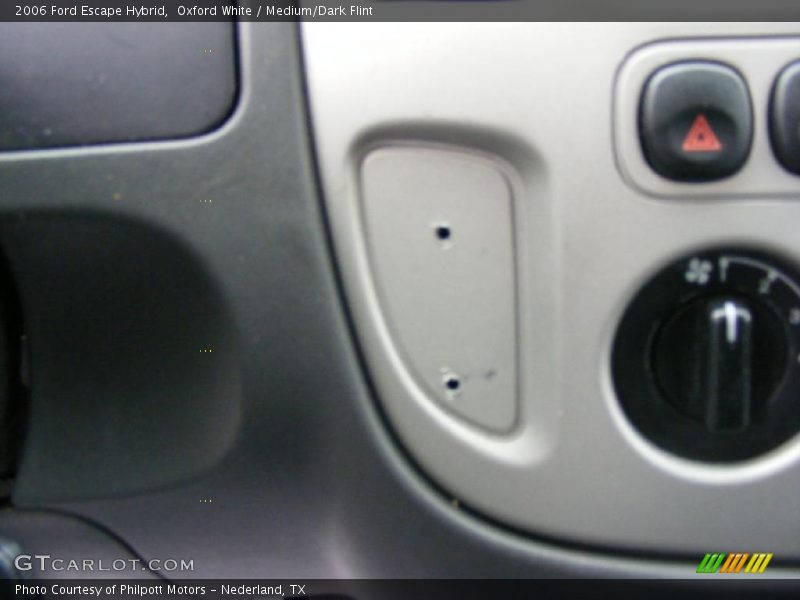 Oxford White / Medium/Dark Flint 2006 Ford Escape Hybrid