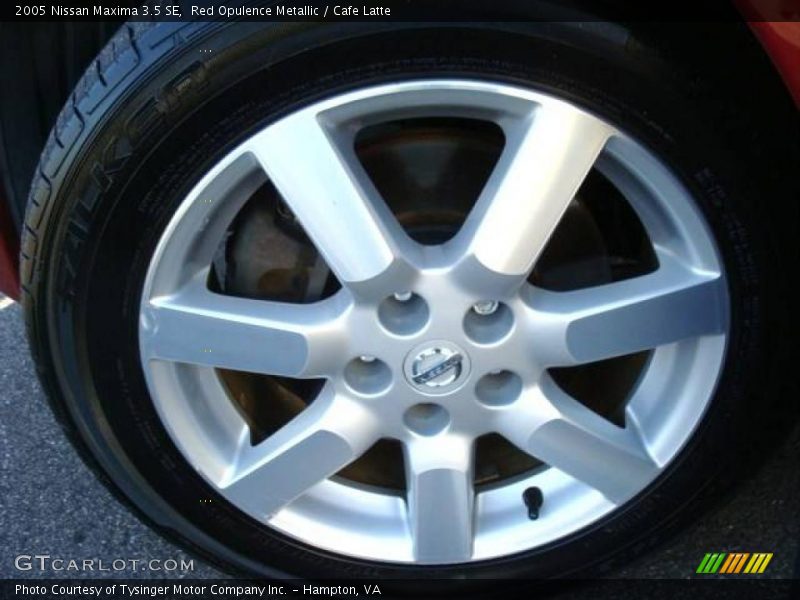 Red Opulence Metallic / Cafe Latte 2005 Nissan Maxima 3.5 SE