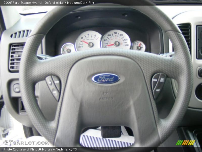 Oxford White / Medium/Dark Flint 2006 Ford Escape Hybrid