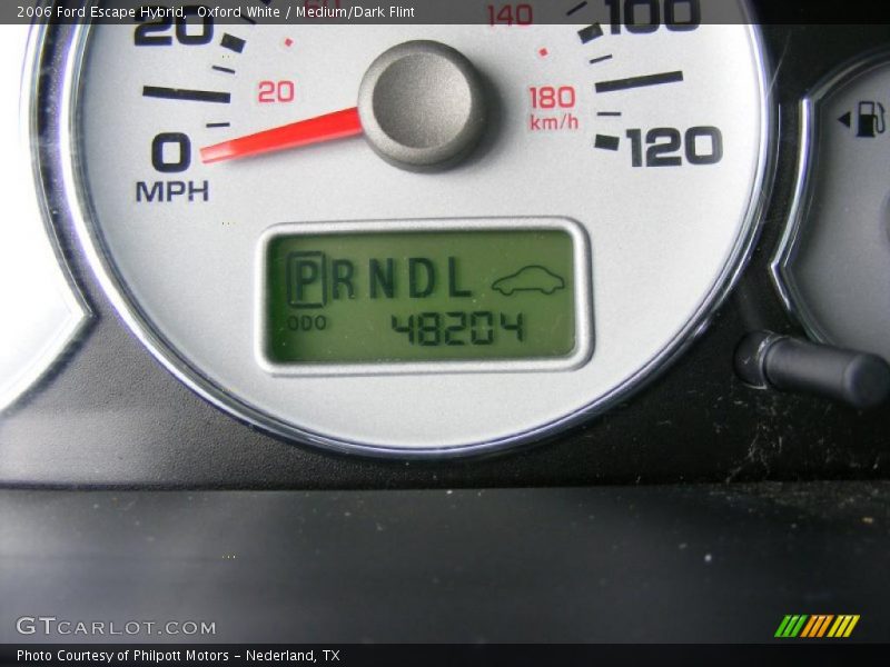 Oxford White / Medium/Dark Flint 2006 Ford Escape Hybrid