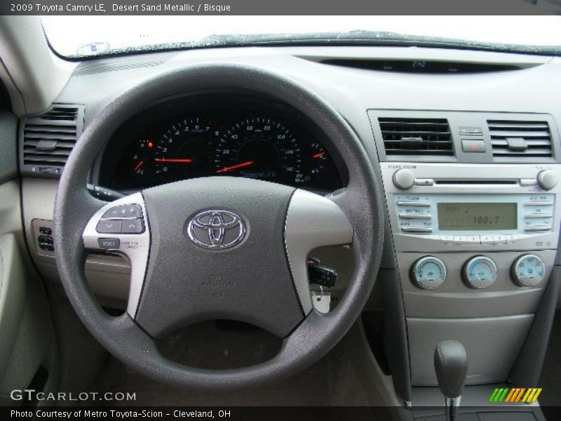 Desert Sand Metallic / Bisque 2009 Toyota Camry LE
