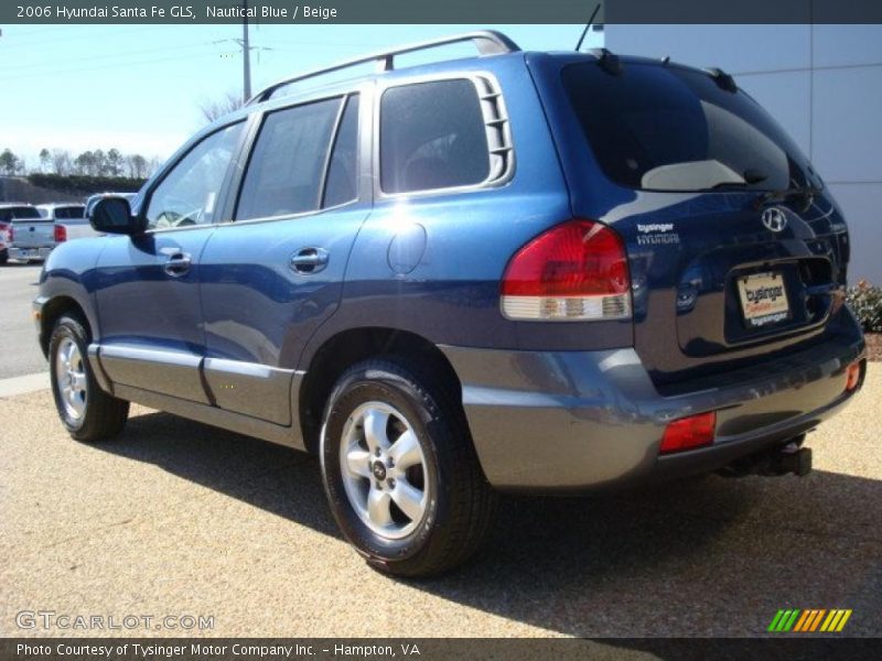 Nautical Blue / Beige 2006 Hyundai Santa Fe GLS