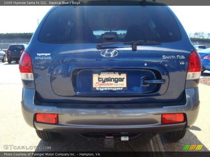Nautical Blue / Beige 2006 Hyundai Santa Fe GLS