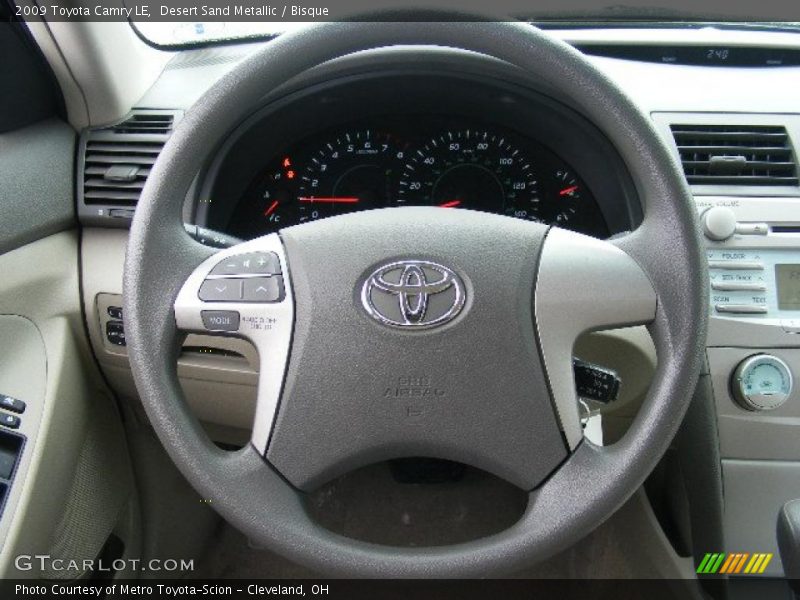 Desert Sand Metallic / Bisque 2009 Toyota Camry LE