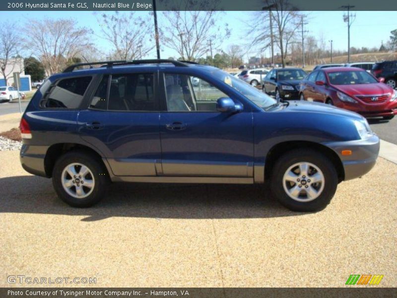 Nautical Blue / Beige 2006 Hyundai Santa Fe GLS