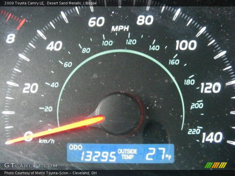 Desert Sand Metallic / Bisque 2009 Toyota Camry LE