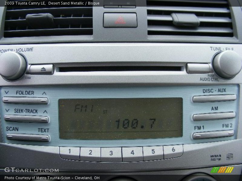 Desert Sand Metallic / Bisque 2009 Toyota Camry LE