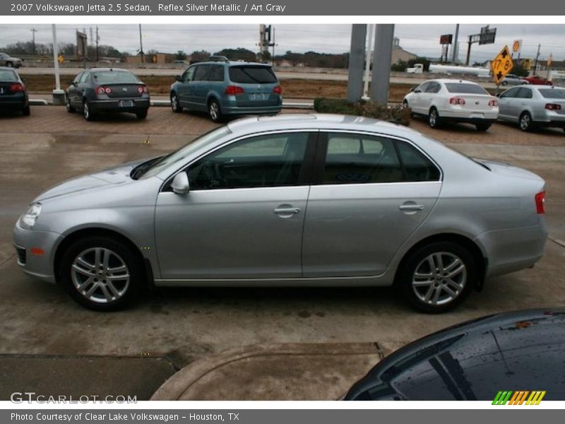 Reflex Silver Metallic / Art Gray 2007 Volkswagen Jetta 2.5 Sedan