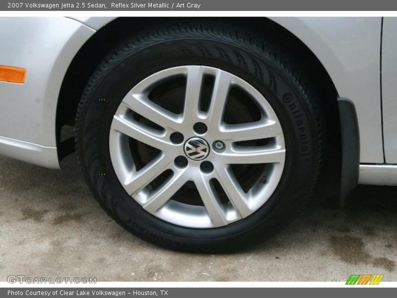 Reflex Silver Metallic / Art Gray 2007 Volkswagen Jetta 2.5 Sedan