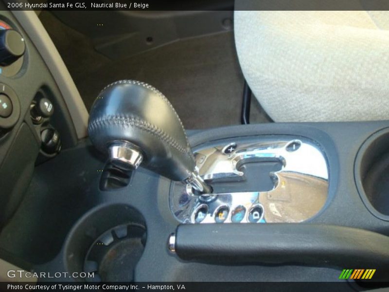 Nautical Blue / Beige 2006 Hyundai Santa Fe GLS