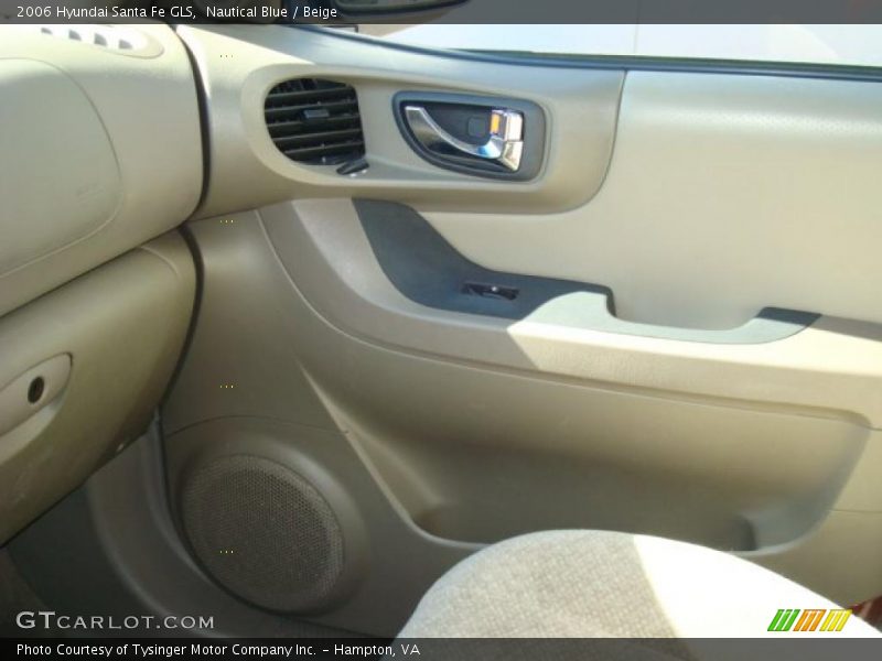 Nautical Blue / Beige 2006 Hyundai Santa Fe GLS