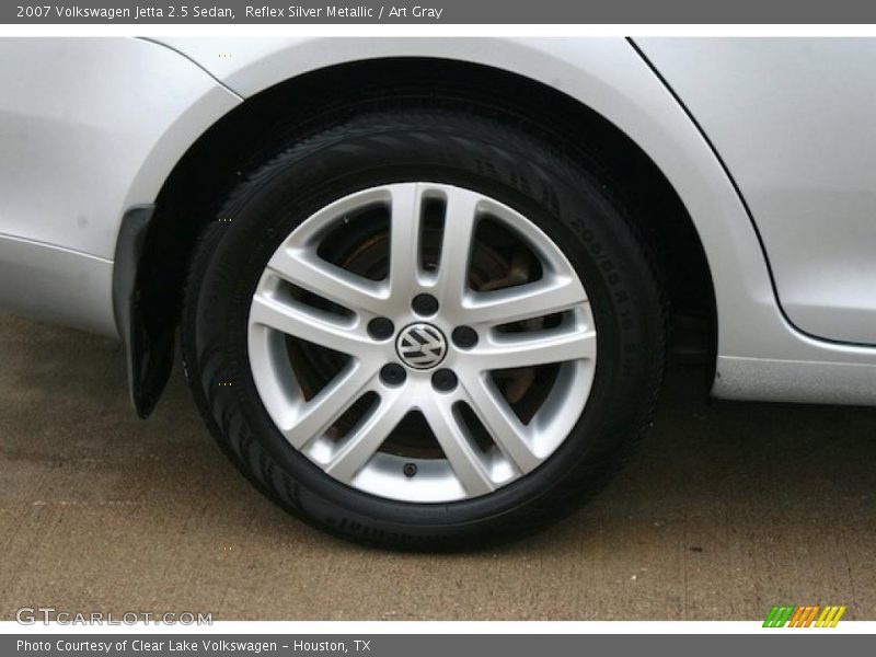 Reflex Silver Metallic / Art Gray 2007 Volkswagen Jetta 2.5 Sedan