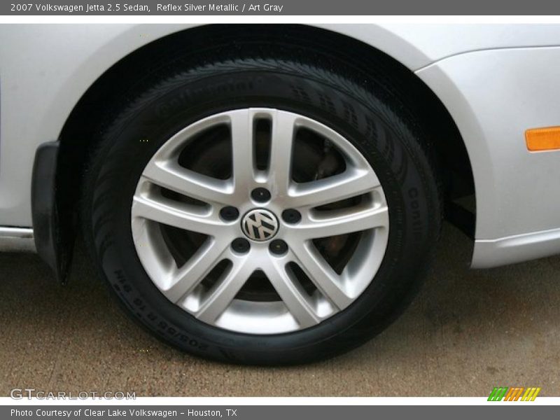 Reflex Silver Metallic / Art Gray 2007 Volkswagen Jetta 2.5 Sedan
