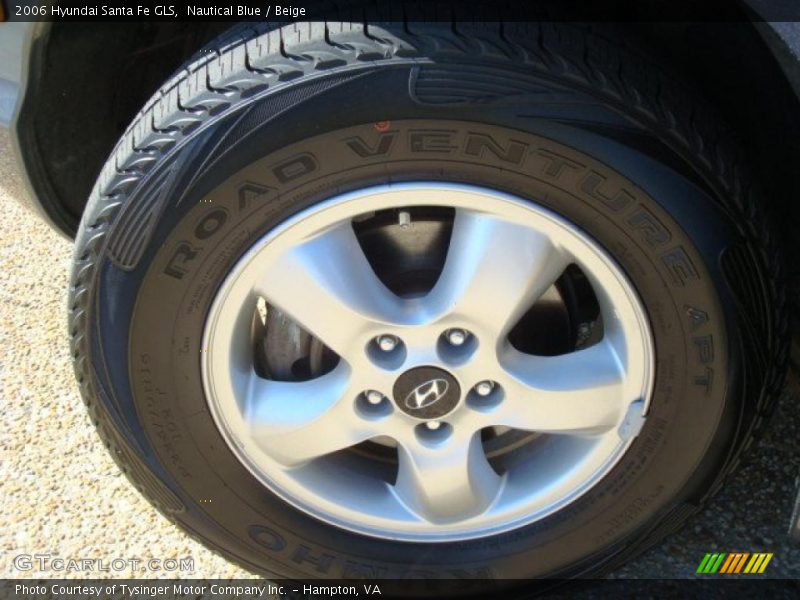 Nautical Blue / Beige 2006 Hyundai Santa Fe GLS