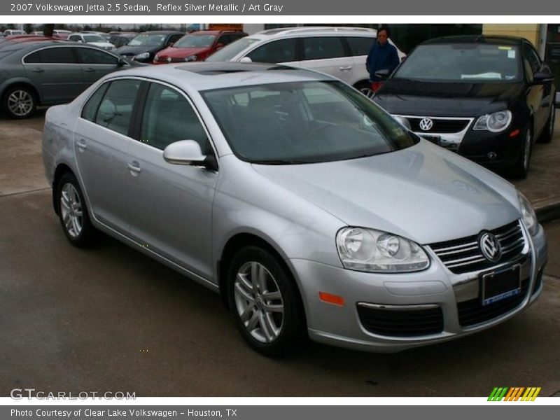 Reflex Silver Metallic / Art Gray 2007 Volkswagen Jetta 2.5 Sedan