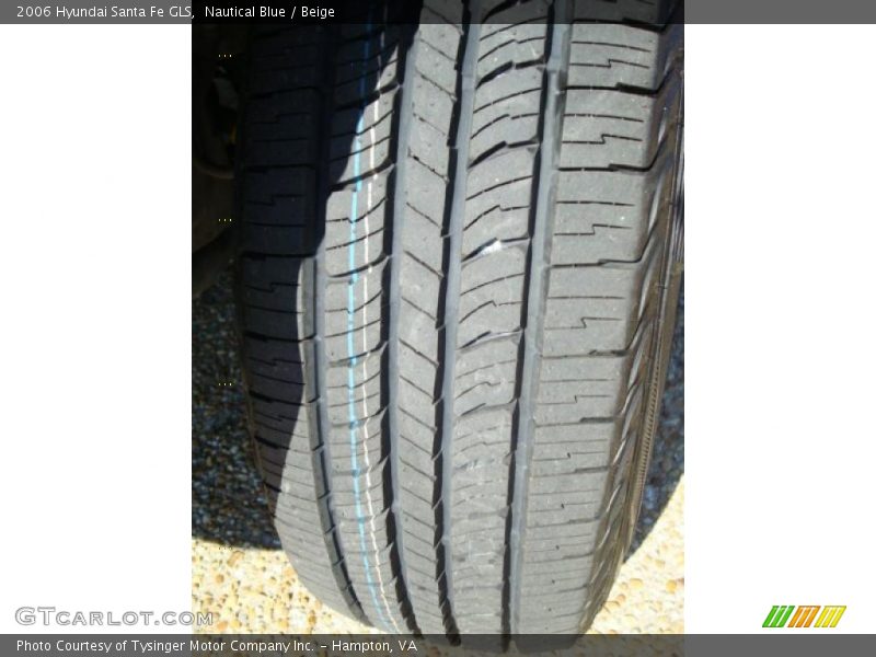 Nautical Blue / Beige 2006 Hyundai Santa Fe GLS