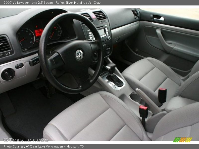 Reflex Silver Metallic / Art Gray 2007 Volkswagen Jetta 2.5 Sedan