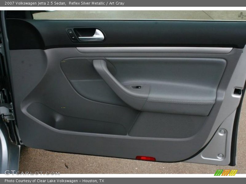 Reflex Silver Metallic / Art Gray 2007 Volkswagen Jetta 2.5 Sedan