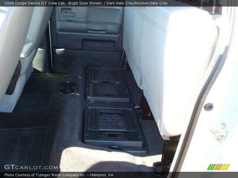 Bright Silver Metallic / Dark Slate Gray/Medium Slate Gray 2008 Dodge Dakota SLT Crew Cab