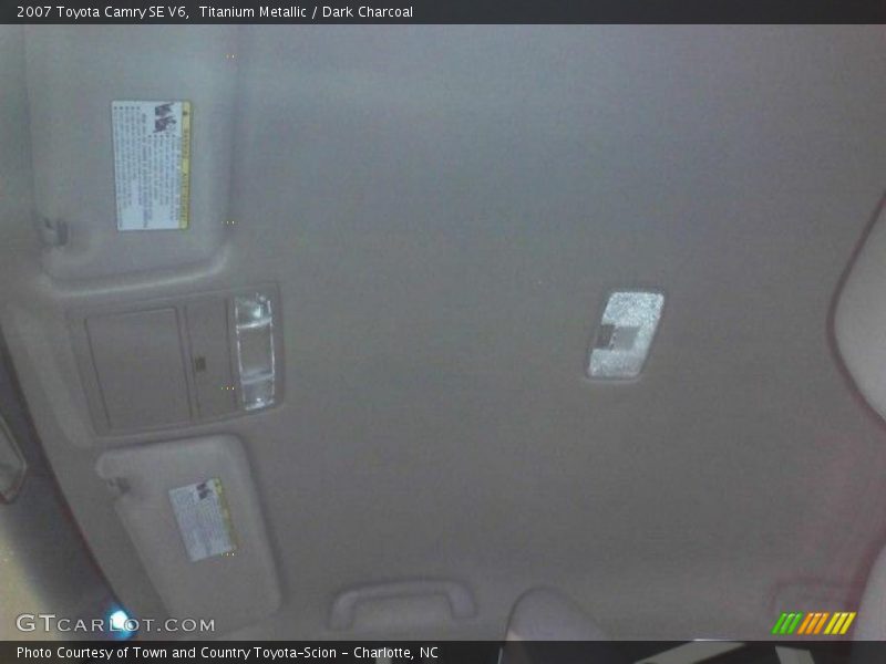 Titanium Metallic / Dark Charcoal 2007 Toyota Camry SE V6