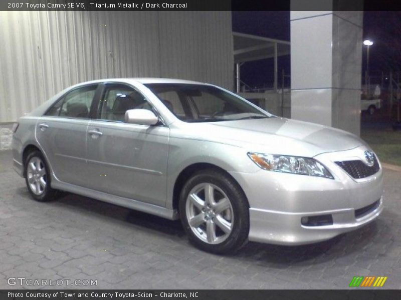 Titanium Metallic / Dark Charcoal 2007 Toyota Camry SE V6