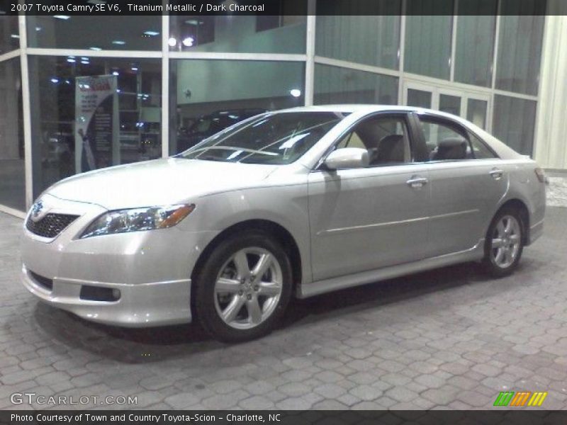 Titanium Metallic / Dark Charcoal 2007 Toyota Camry SE V6