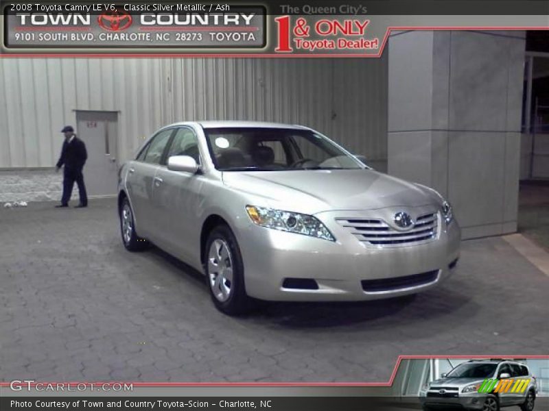 Classic Silver Metallic / Ash 2008 Toyota Camry LE V6