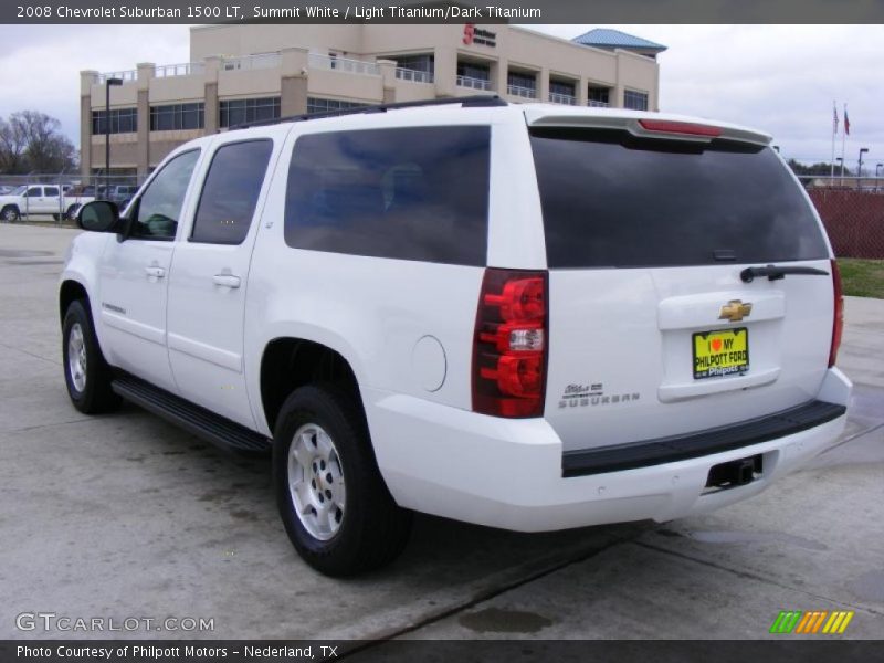 Summit White / Light Titanium/Dark Titanium 2008 Chevrolet Suburban 1500 LT