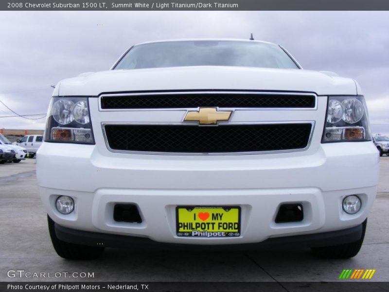 Summit White / Light Titanium/Dark Titanium 2008 Chevrolet Suburban 1500 LT