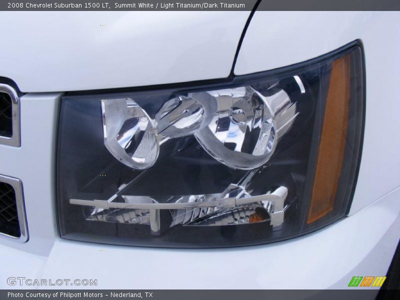 Summit White / Light Titanium/Dark Titanium 2008 Chevrolet Suburban 1500 LT