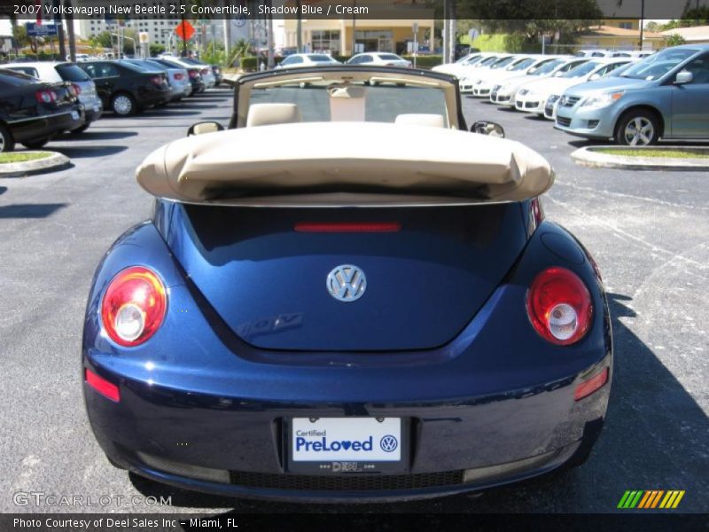 Shadow Blue / Cream 2007 Volkswagen New Beetle 2.5 Convertible
