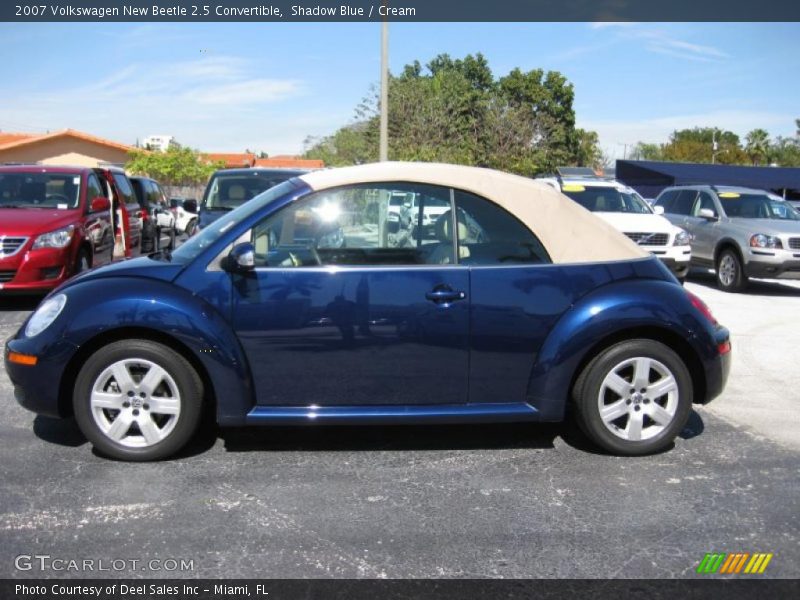 Shadow Blue / Cream 2007 Volkswagen New Beetle 2.5 Convertible