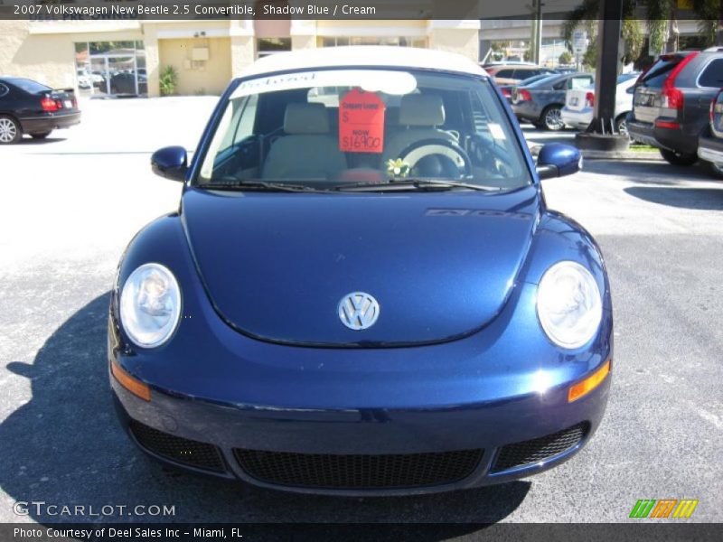 Shadow Blue / Cream 2007 Volkswagen New Beetle 2.5 Convertible