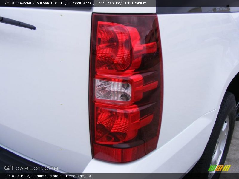 Summit White / Light Titanium/Dark Titanium 2008 Chevrolet Suburban 1500 LT