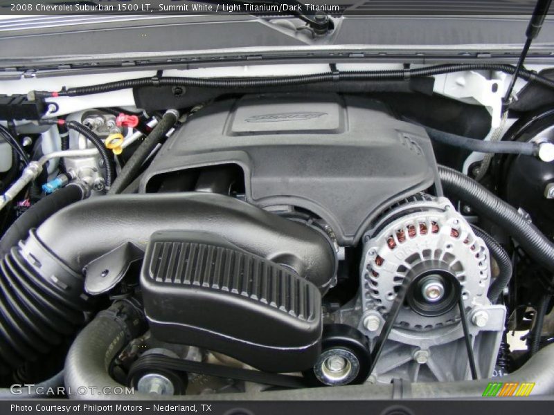 Summit White / Light Titanium/Dark Titanium 2008 Chevrolet Suburban 1500 LT