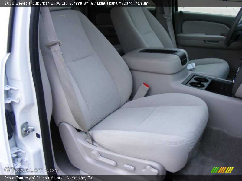 Summit White / Light Titanium/Dark Titanium 2008 Chevrolet Suburban 1500 LT
