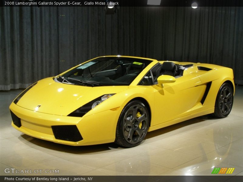 Giallo Midas / Black 2008 Lamborghini Gallardo Spyder E-Gear