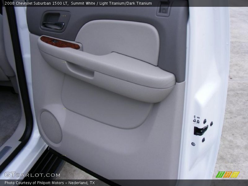 Summit White / Light Titanium/Dark Titanium 2008 Chevrolet Suburban 1500 LT