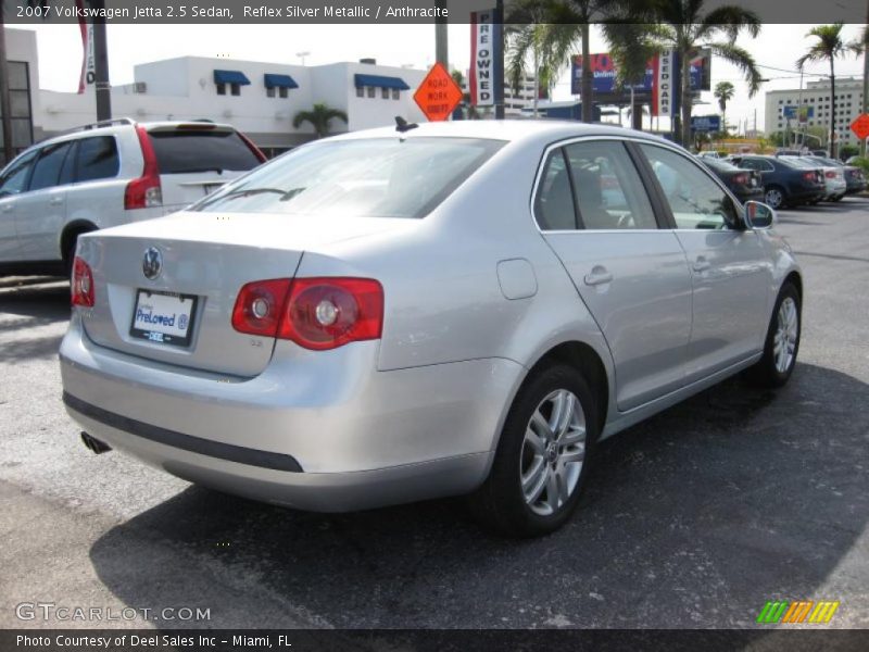 Reflex Silver Metallic / Anthracite 2007 Volkswagen Jetta 2.5 Sedan