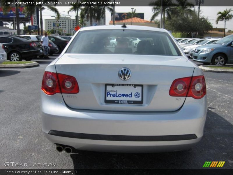 Reflex Silver Metallic / Anthracite 2007 Volkswagen Jetta 2.5 Sedan