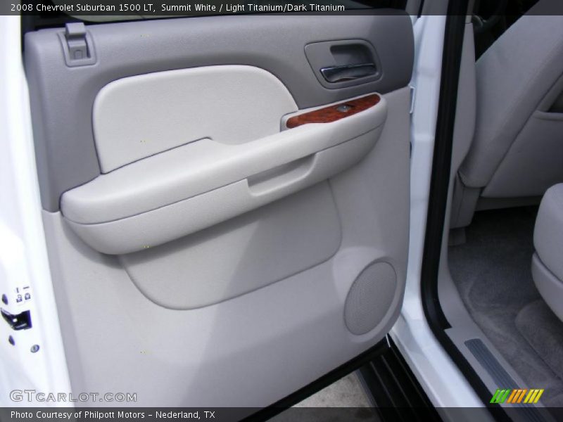 Summit White / Light Titanium/Dark Titanium 2008 Chevrolet Suburban 1500 LT