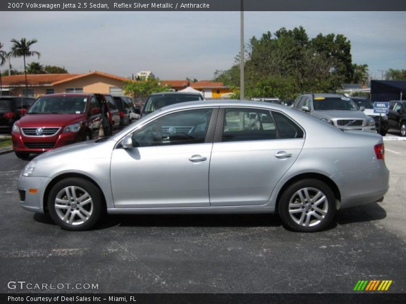 Reflex Silver Metallic / Anthracite 2007 Volkswagen Jetta 2.5 Sedan