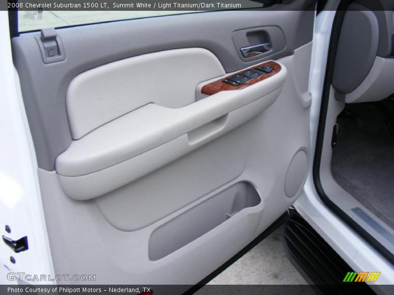 Summit White / Light Titanium/Dark Titanium 2008 Chevrolet Suburban 1500 LT