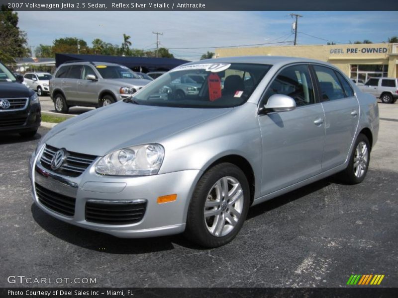 Reflex Silver Metallic / Anthracite 2007 Volkswagen Jetta 2.5 Sedan