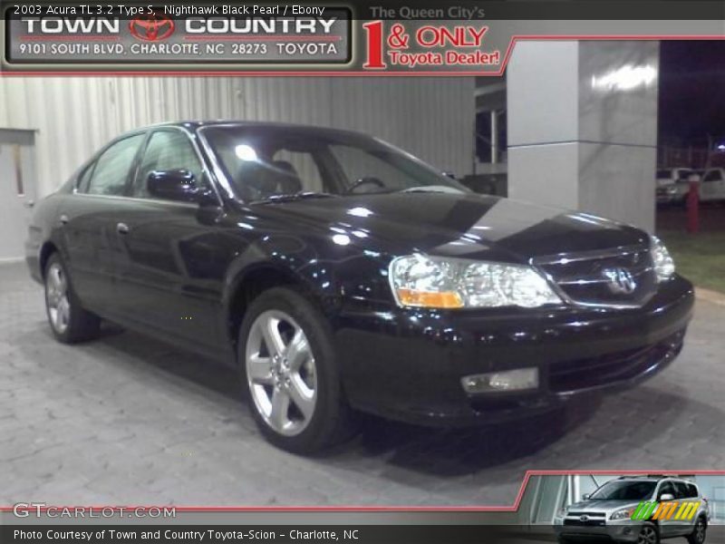 Nighthawk Black Pearl / Ebony 2003 Acura TL 3.2 Type S