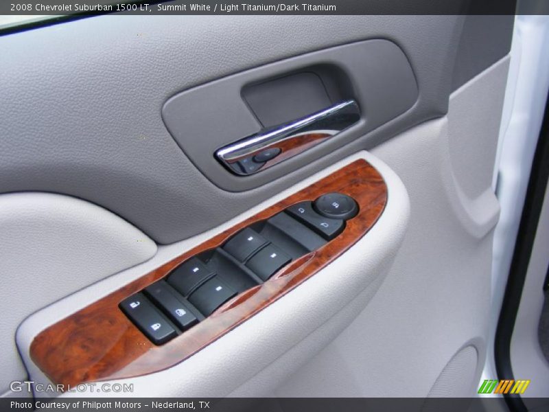 Summit White / Light Titanium/Dark Titanium 2008 Chevrolet Suburban 1500 LT